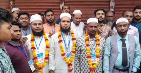 নাঙ্গলকোটের ঝাটিয়াপাড়া বাজার কমিটি নির্বাচন, সভাপতি মাহবুবুল হক,সেক্রেটারি আলমগীর