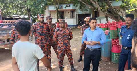 অবৈধভাবে এলপিজি গ্যাস বোতলজাতকরণের দায়ে ৩ জনকে কারাদণ্ড
