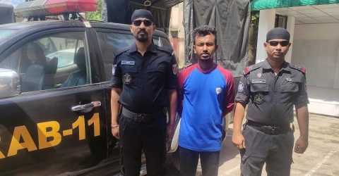 র‌্যাব-১১, সিপিসি-২ এর অভিযানে ৭০ কেজি গাঁজা’সহ আটক-০১
