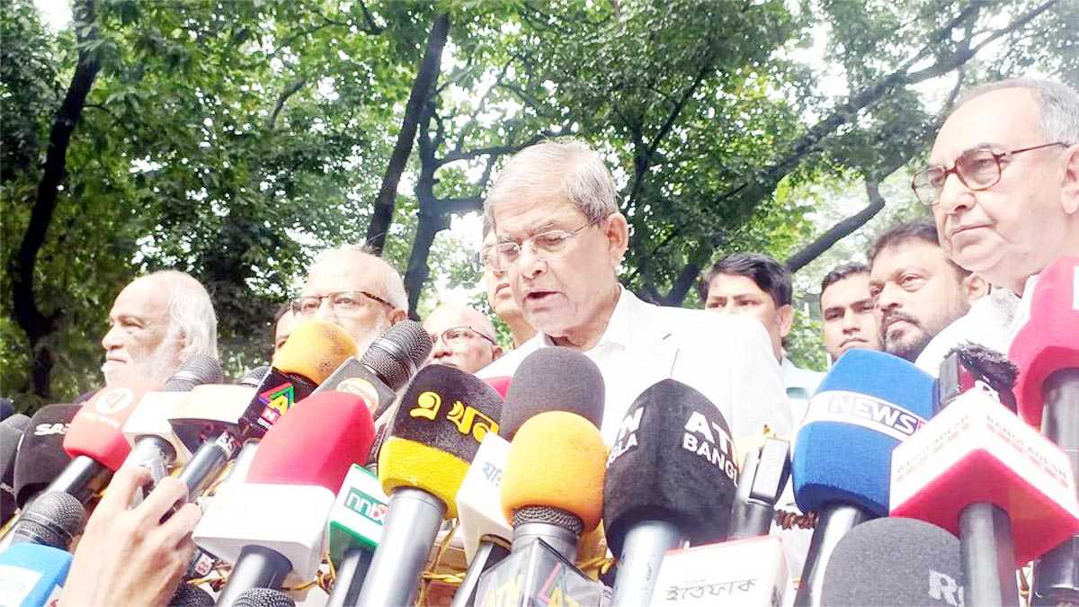 আমরা নির্বাচনের রোডম্যাপ চেয়েছি- মির্জা ফখরুল