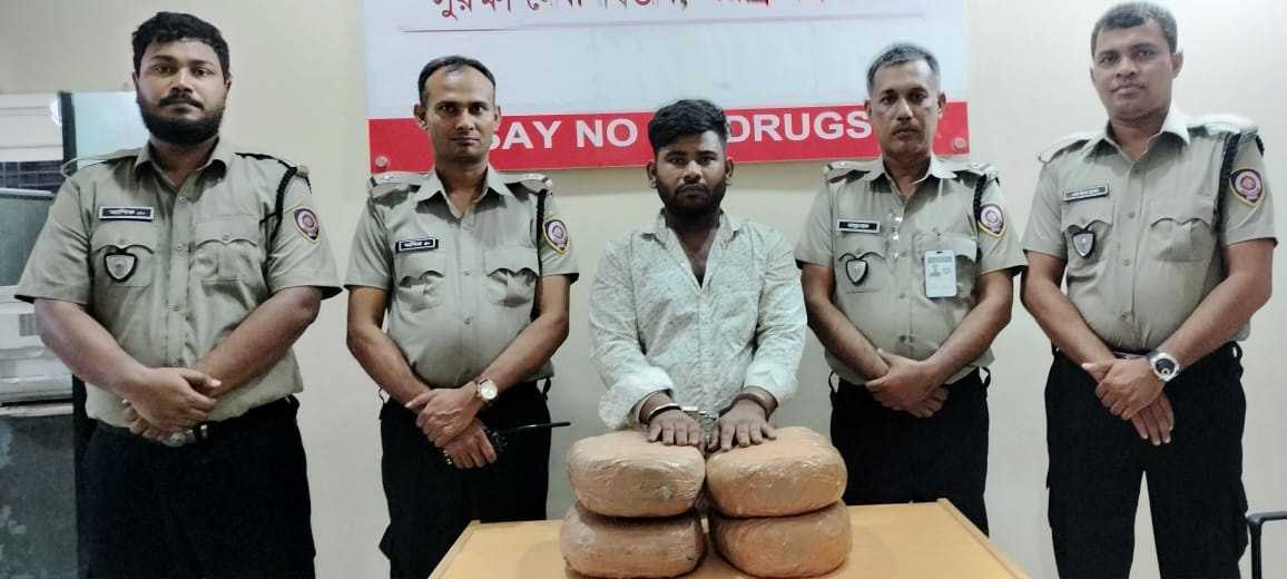 চান্দিনায় ডিএনসি’র অভিযানে ১০ কেজি গাঁজাসহ আটক ১