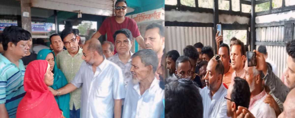 দেবিদ্বারে অগ্নিকাণ্ডে ক্ষতিগ্রস্ত ও বন্যাপরবর্তী পুনর্বাসনের জন্য ক্ষতিগ্রস্ত অর্ধশত পরিবারের মাঝে বিএনপির আর্থিক সহায়তা প্রদান