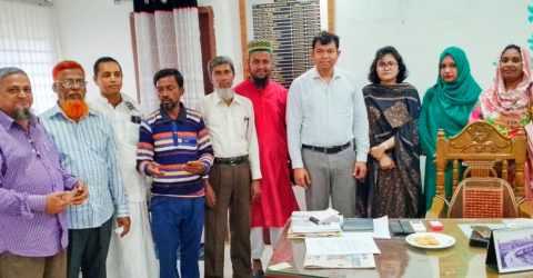 ইউএনওর সাথে পিএফজি লাকসাম ইউনিটের সৌজন্যে সাক্ষাৎ