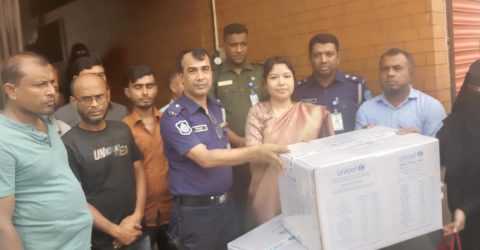 মনোহরগঞ্জে ৩৫০জন গর্ভবতী মহিলাদের মাঝে হাইজিন কিট বিতরণ