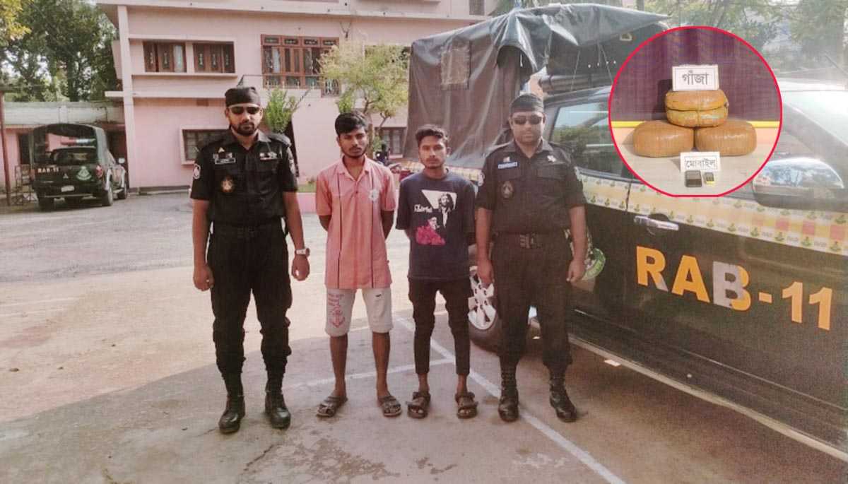 কুমিল্লায় র‌্যাবের অভিযানে থেকে দুই মাদক কারবারিকে আটক:সিএনজি জব্দ!