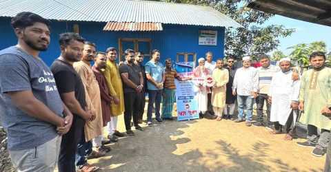 চৌদ্দগ্রামে অসহায় পরিবারকে ঘর উপহার দিলো স্বপ্নপূরণ ফাউন্ডেশন