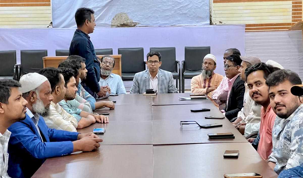 মুরাদনগরে নবাগত ইউএনও’র সাঙ্গে সাংবাদিকদের মতবিনিময়