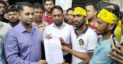 সুবর্ণচরে ইটভাটা বন্ধের দাবিতে মানববন্ধন, ৭দিনের আল্টিমেটাম