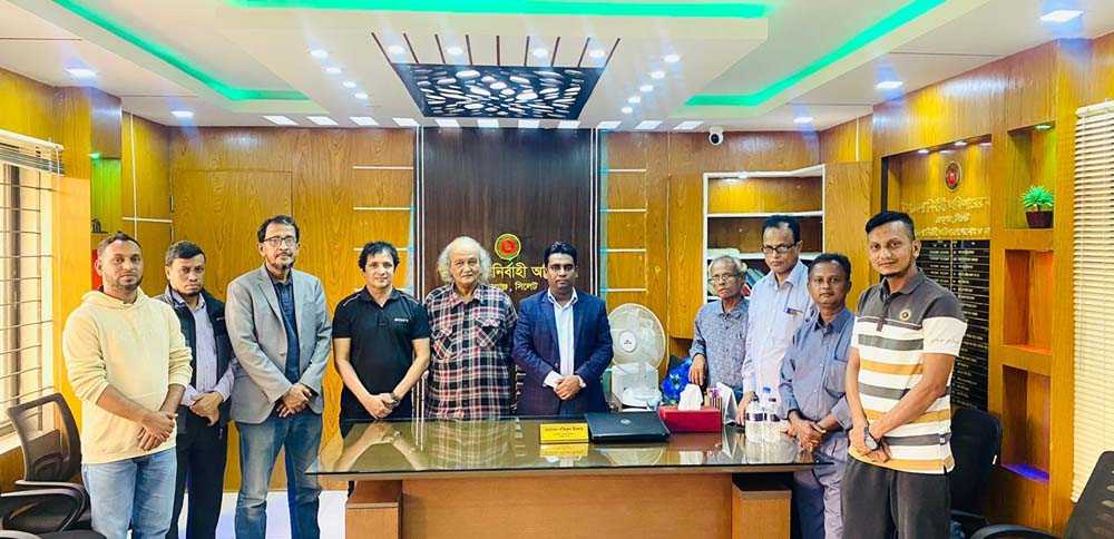 নবাগত ইউএনও’র সাথে ফেঞ্চুগঞ্জ প্রেসক্লাবের সাংবাদিকদের মতবিনিময়