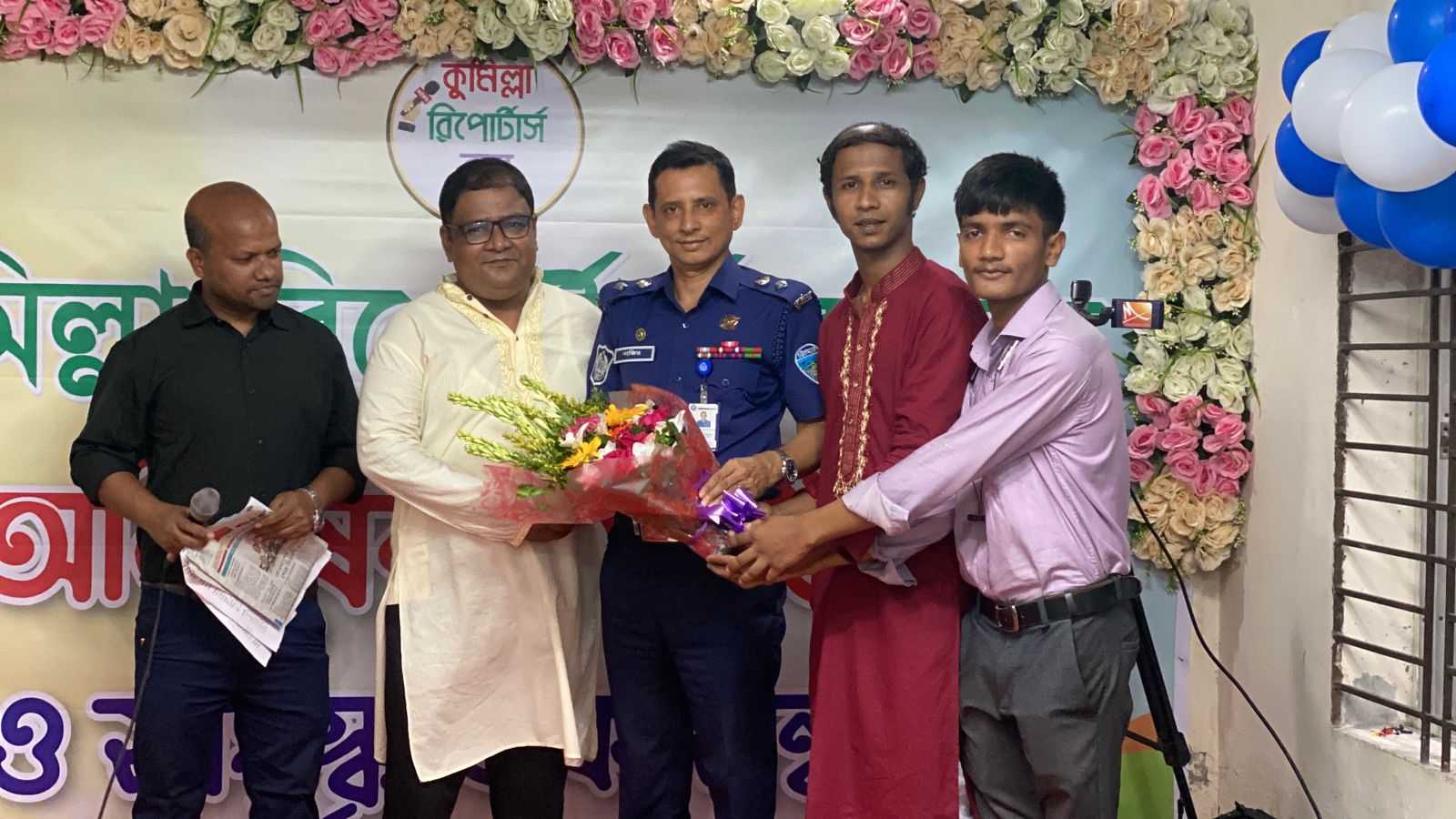 কুমিল্লা রিপোর্টার্স ক্লাবের অভিষেক ও সাংস্কৃতিক সন্ধ্যা অনুষ্ঠিত